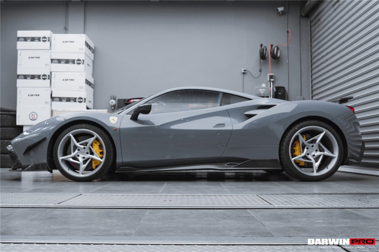 2015 - 2020 Ferrari 488 GTB/Spyder iMP-Performance Carbon Fiber Side Skirts Under Board
